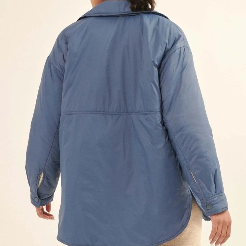Blue Quilted Jacket - Picture 3 of 7